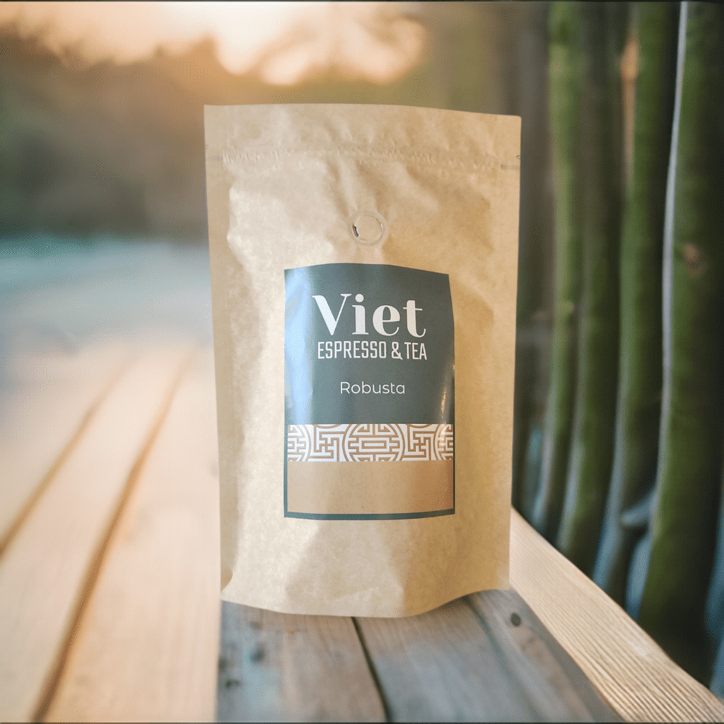 Robusta Dark Roast Espresso Coffee Beans 3/4 lb - Viet Espresso & Tea